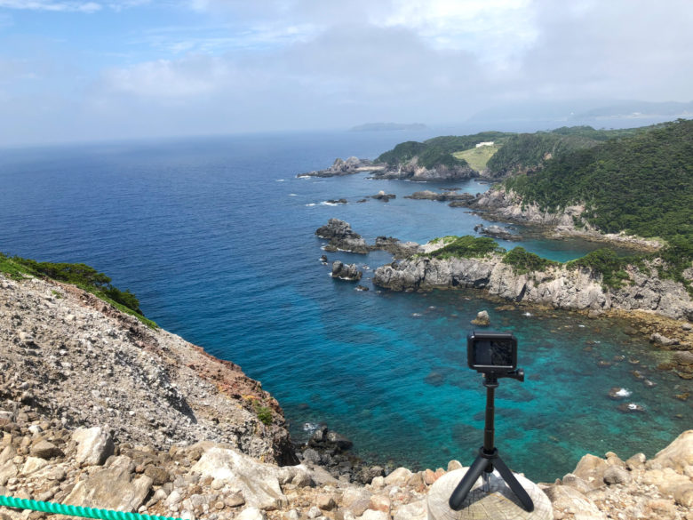 式根島でタイムラプス撮影